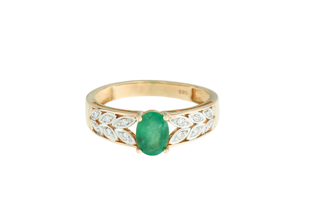 Sõrmus smaragdiga 0,75ct – Sangla Juveelisalong